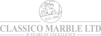 Classico Marble's 30th anniversary logo